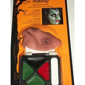 Halloween Witch Makeup Kit Costume Theater Stage Face Painting Nose Wart Goul